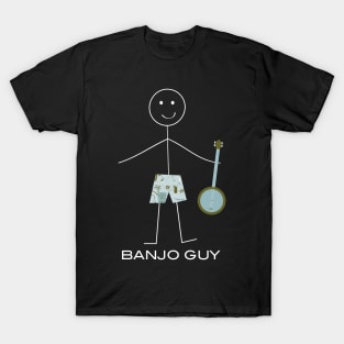 Funny Mens Banjo Guy T-Shirt